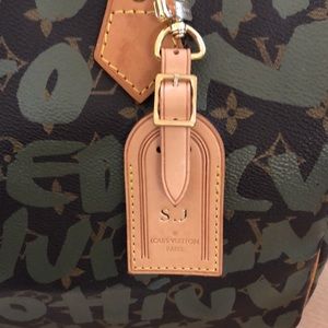 🌼🌼 AUTHENTIC 🌼🌼 Louis Vuitton Name tag Bag Charm